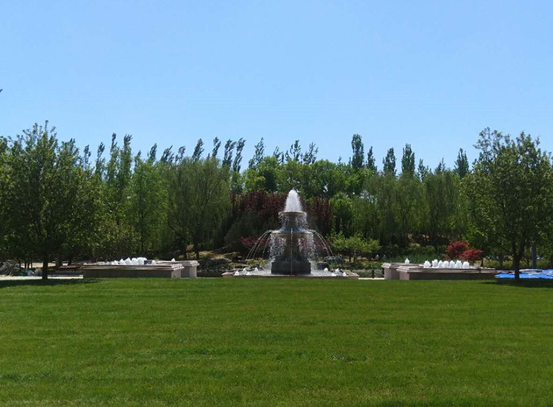 雕塑噴泉